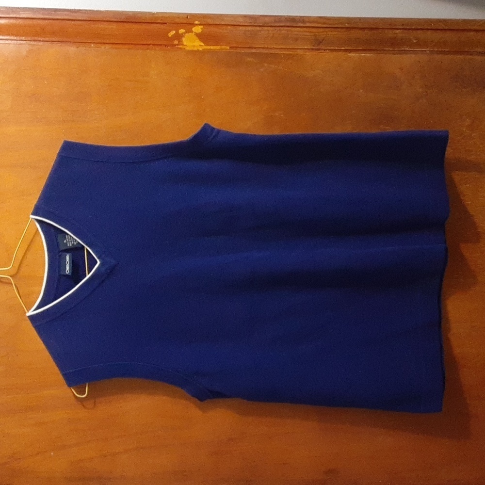 Cherokee Men's Vest Blue Size XL Academy 100% Cotton Preppy